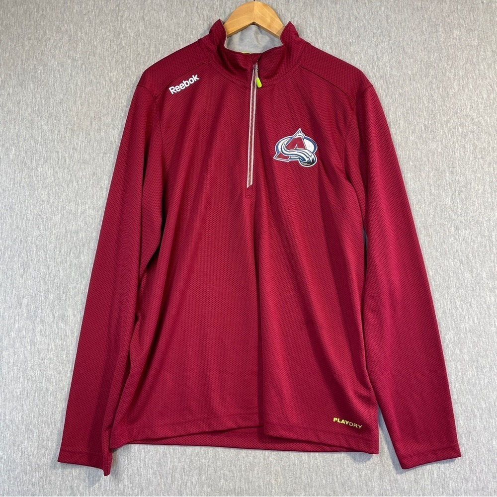 Colorado Avalance Pullover Men’s Size Large Center Ice Collection NHL